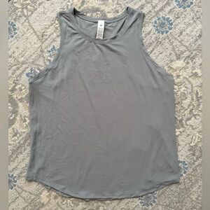 Lululemon High Neck Run and Train Rhino Gray